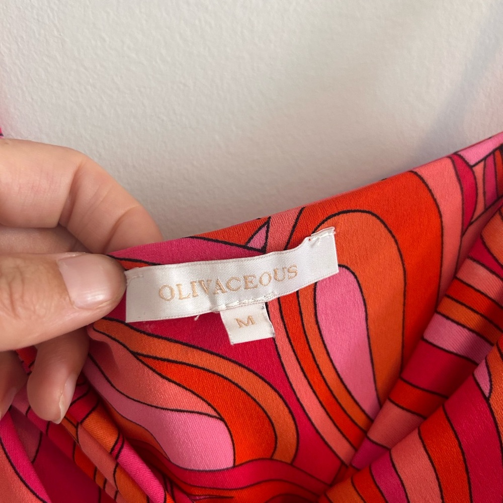 Olivaceous Pink and Orange Swirl Camisole - Picture 3 of 4